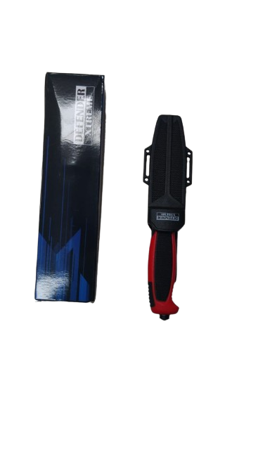 HK with Red ABS Handle Hook Style Blade